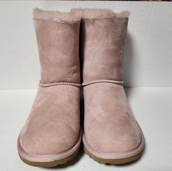 UGG Other - Bailey bow Rose Gray Ugg boots (kids)